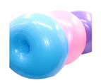 50cm Donut Gym Exercise Workout Fitness Pilates Inflatable Balance Yoga Ball - Pink