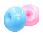 50cm Donut Gym Exercise Workout Fitness Pilates Inflatable Balance Yoga Ball - Pink