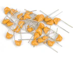 450 Pcs 50V 10Pf-100Nf Monolithic Capacitor - Multi Monolithic Ceramic Capacitor (Yellow)