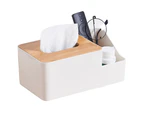 Desktop Tissue Box, Living Room Storage Box, Household Roll Tissue Box,Style1