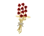 Napkin Ring Delicate Romantic Alloy Love Themed Rhinestone Embedded Napkin Holder for Valentine's Day-2