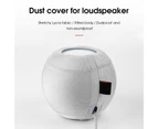 Speaker Dust Cover Not Soundproof Scratch-Proof Elastic Fabric Smart Speaker Storage Protector for-Light Grey