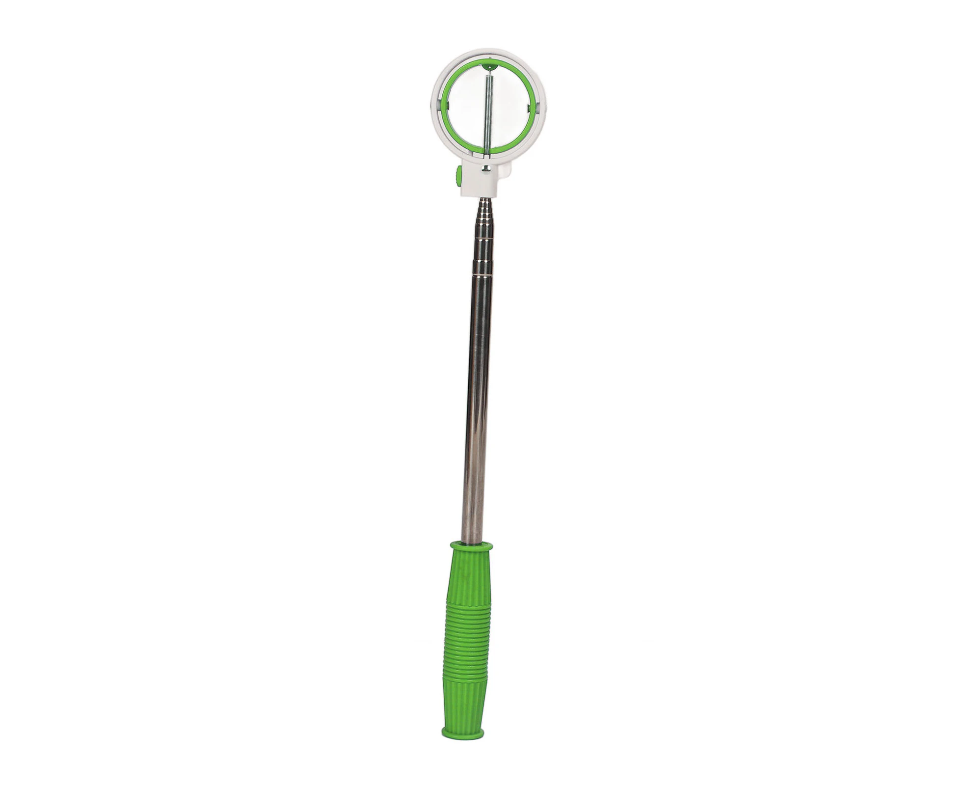 Golf Ball Retriever Telescopic Ball Picker Stainless Steel 8 Sections Golf Ball Grabber Golf Accessories Green White