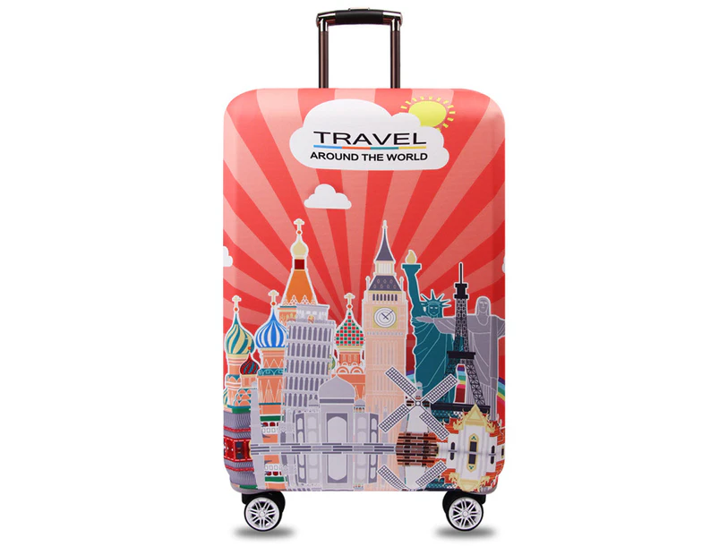 Luggage Cover Elastic Travel Suitcase Protective Cover (M), Luggage Cover Protective Cover,Style 3:,M