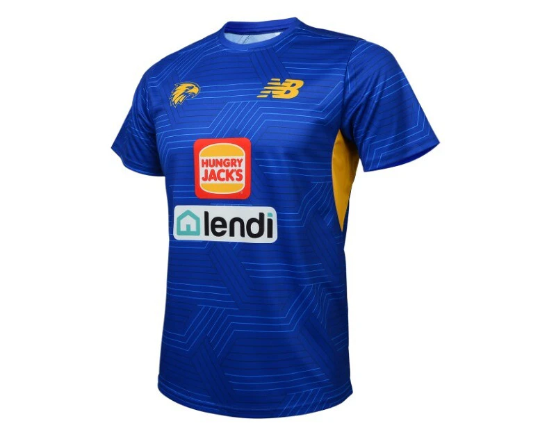 West Coast Eagles AFL 2023 New Balance Training Shirt Size S-3XL!