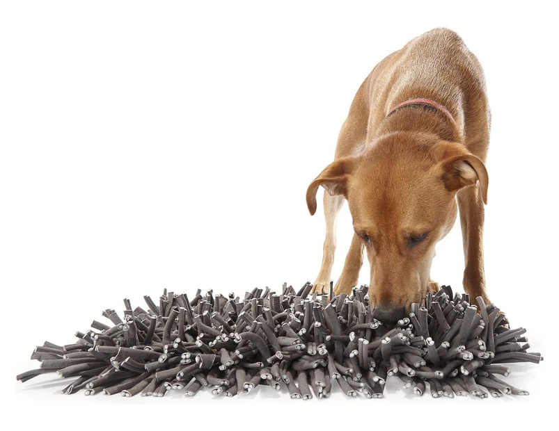 Snuffle Mat - Feeding Mat for Dogs (12" X 18") - Encourages Natural Foraging Skills - Easy To Fill - Fun To Use Design