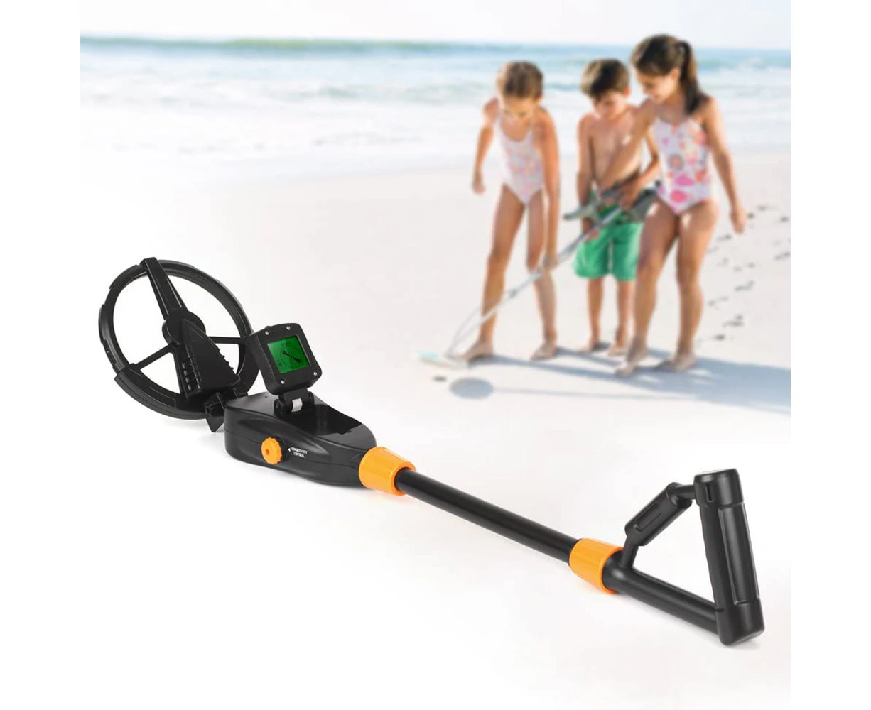 Lightweight handheld metal detector for kids, gold digger with adjustable sensitivity and volume