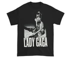 Lady Gaga On The Ground 2013 T-shirt - Black