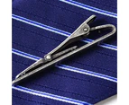 Fashion Men Metal Simple Necktie Tie Bar Clip Clasp Pin Business Accessory Gift Antique Silver