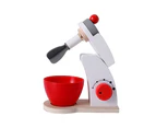 Wooden Mini Simulation Bread Coffee Maker Blender Pretend Role Play Kids Toy- Blender