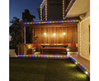 Solar Powered Rope Strip Lights Waterproof Light Garden Christmas Decor-Colourful