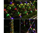 Solar Powered Rope Strip Lights Waterproof Light Garden Christmas Decor-Colourful