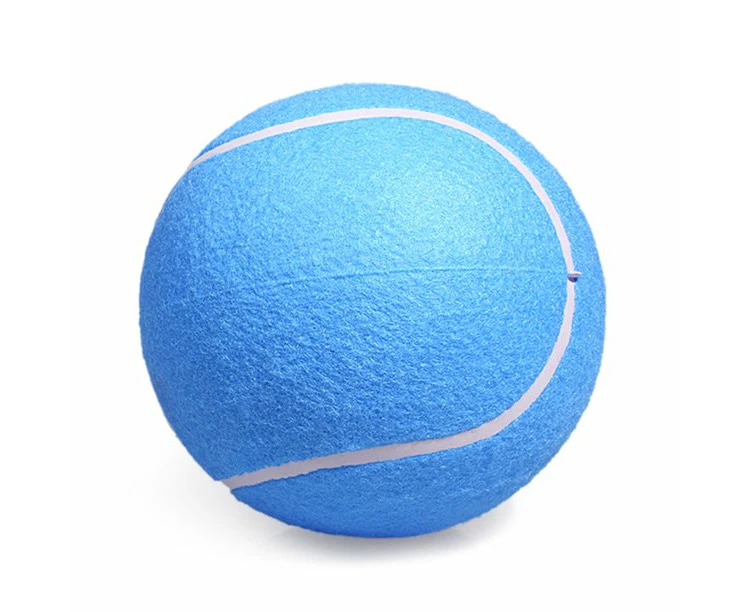 Inflatable Tennis 9.5 Inch Big Tennis Ball, Practice Tennis For Training Exercise, Blue, Suitable For Outdoor Sports, 1 Pc