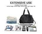 Travel Duffel Bag, Sports Tote Gym Bag, Shoulder Weekender Overnight Bag,Black