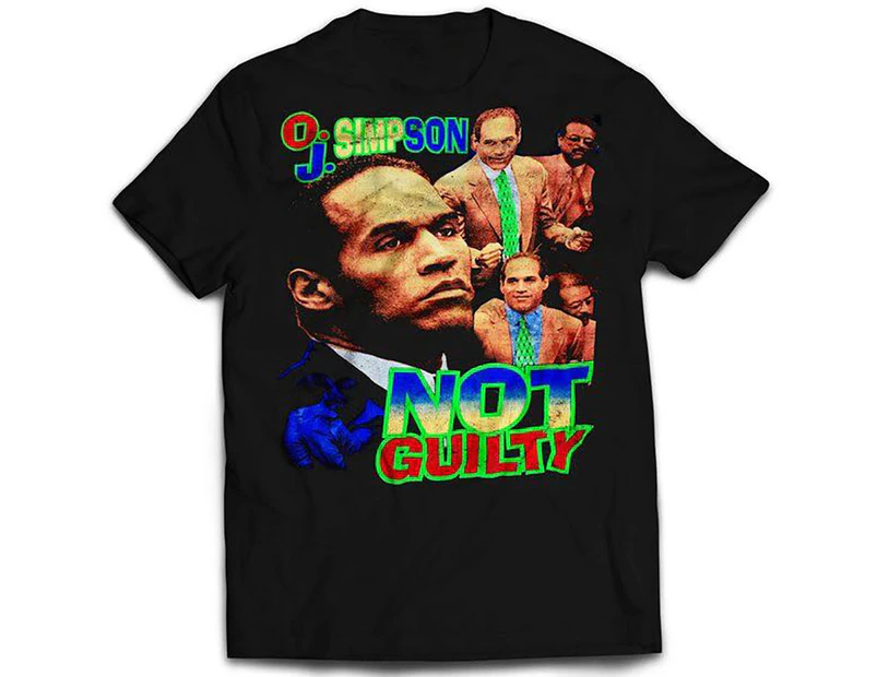 Oj Simpson Not Guilty T-shirt - Black