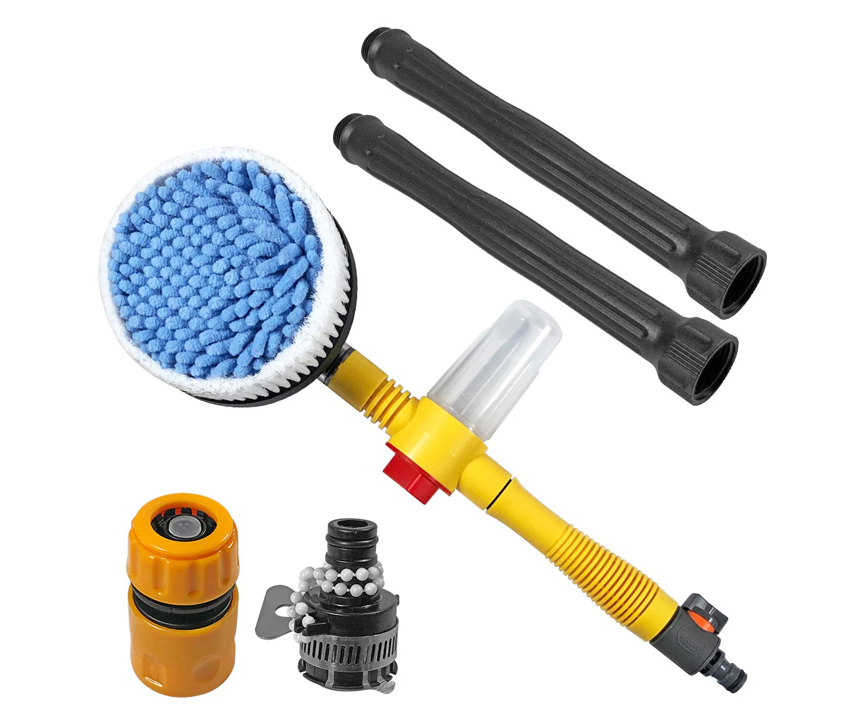 Car Pressure Washer Rotating Wash Brush Vehicle Care Washing Sponge Cleaner Tool