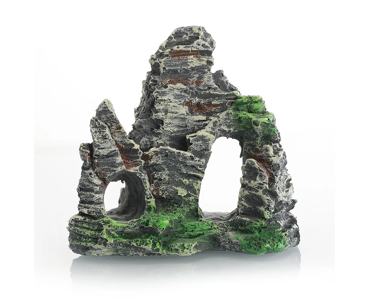 1Pcs Creative Fish Tank Decoration Landscape Resin Rockery Aquarium Simulation Resin Rockery,Style2