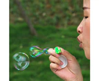 Creative Multi-Hole Trumpet Water Soap Blowing Bubbles Outdoor Kids Children Toy-Random Style