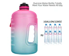 3.78L Large Water Drink Bottle BPA Free Sport Gym Workout Outdoor Training Bottle