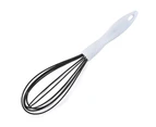 Silicone Balloon Whisk, Heat Resistant Non Scratch Coated Kitchen Whisks for Cooking Nonstick Cookware, Balloon Egg Wisk Perfect-black