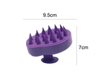 Scalp Massager Shampoo Brush, Hair Massager For All Hair Types Of Men Women Kids,Purple