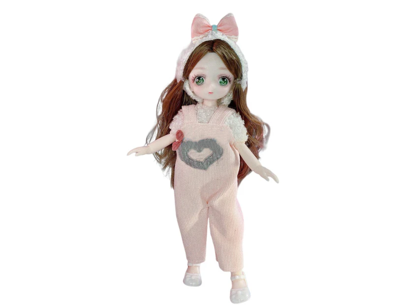 Girl Toy Doll Anime Cartoon Ball Jointed Doll Toy Small Soft Princess Dolls with Clothes for Kids Girl Birthday Gift- 23cm,G