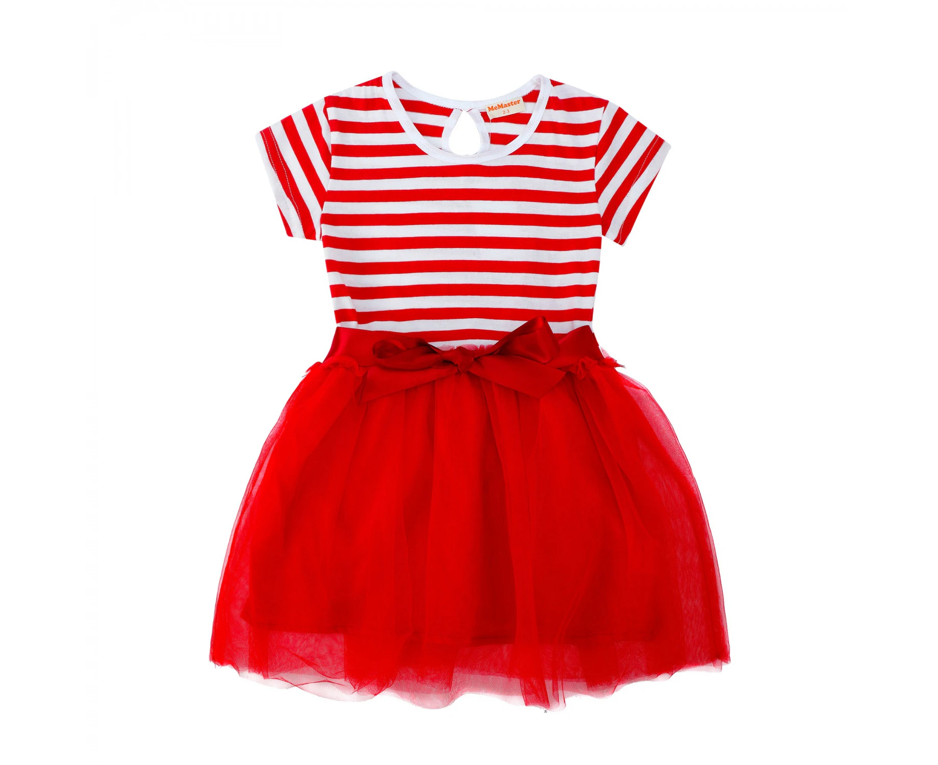 JUNIOR GIRLS RED TULLE DRESS