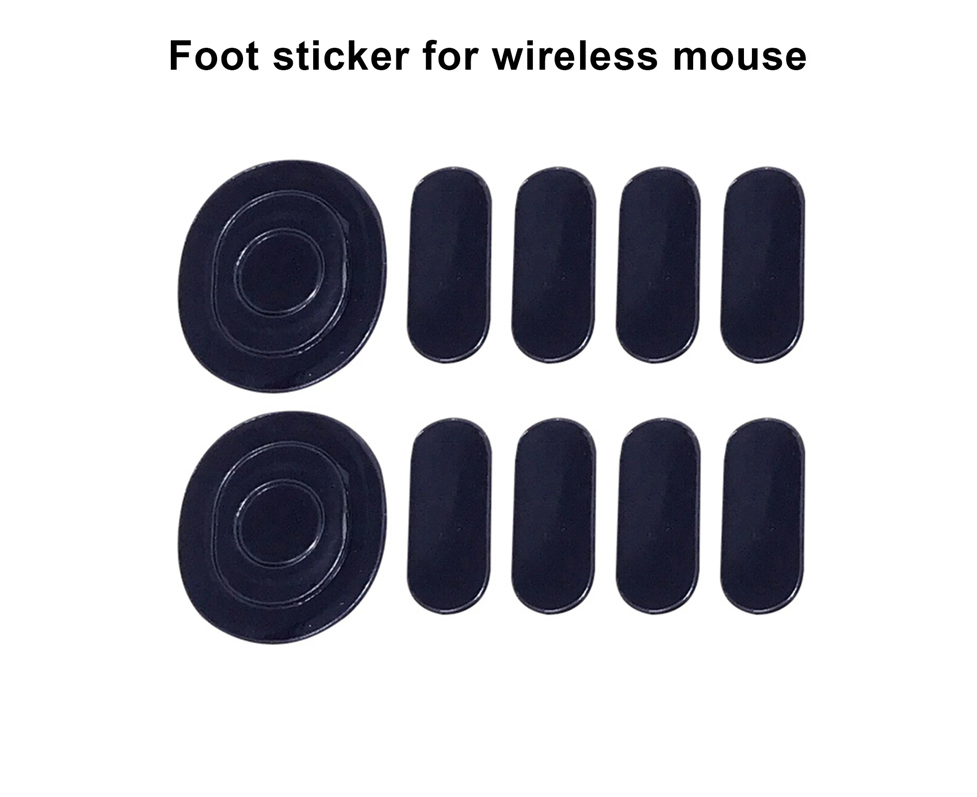 2 Sets Wireless Mouse Skates Pads Protective Cover Case for Logitech G304/G305