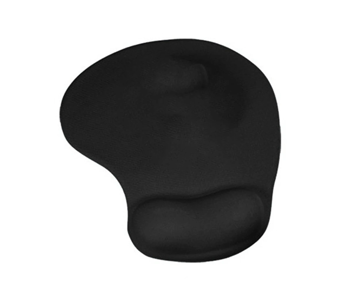 jgl Soft Silicone Non-Slip Comfort Wrist Support Mouse Pad Mice Mat for PC Laptop-Black - Black