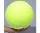 24cm Durable Inflatable Rubber Dog Tennis Ball Pet Catching Game Training Toy