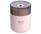 Mini Humidifiers for Home, Cool Mist Air Humidifier with Night Light, Whisper Quiet USB Humidifiers pink