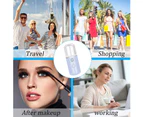 4 Pieces Nano Sprayer Nano Face Portable Mini Face Mist Handy Sprayer Atomizing Eyelash Extension Cool for USB Rechargeable (White, Light Pink, Blue, Pink)