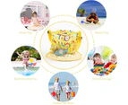 Beach Toys Shell Bags Kids Beach Bag 5Pcs Colorful Mesh Beach Bags Kids Seashell Mesh Bag (Set Of 5)