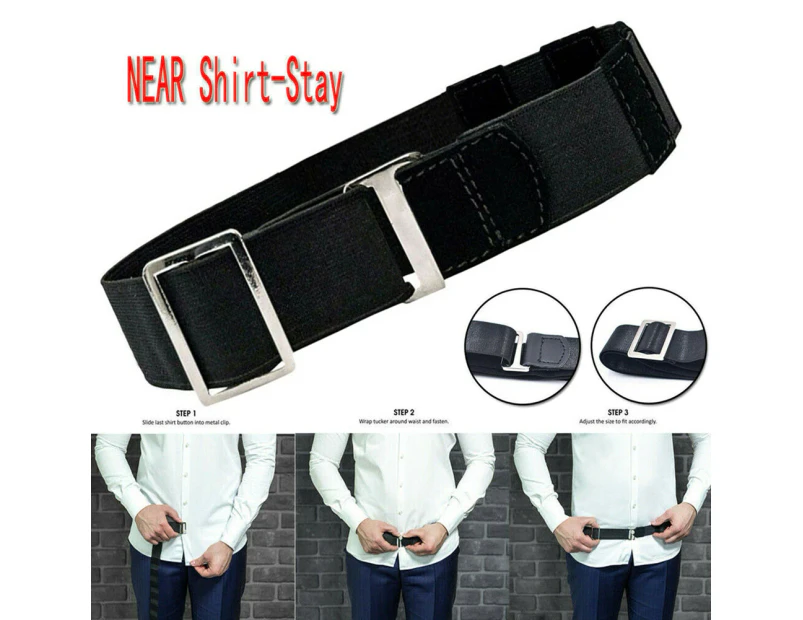 Unisex Adjustable Tuck Shirt-Stay Best Wrist Belt Holder Clothes Accessories