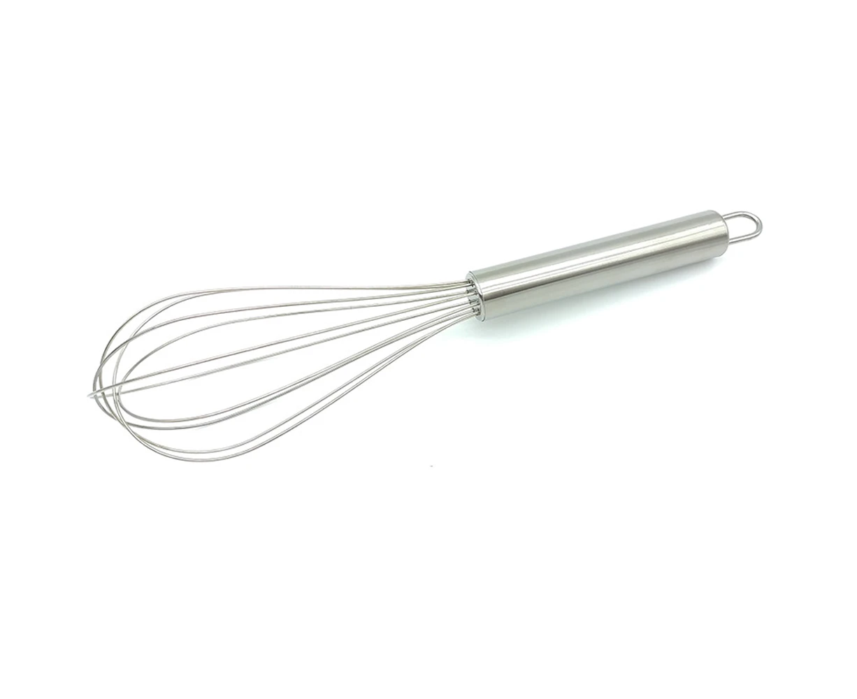 Stainless Steel Whisk Kitchen Whisk Balloon Whisk Kitchen Wisk Wire Whisks for Cooking, Whisking, Blending-5 lines 12 inches