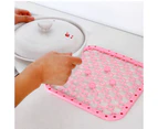 Kitchen In-Sink Protector Mats Pads Sets, Quick Draining - Use In Sinks to Protect Surfaces and Dishes-White