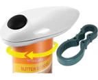 Electric Can Opener, -Electric Bottle Opener, Safe Smooth No Sharp Edges Can Opener For Women, Senior With Arthritis