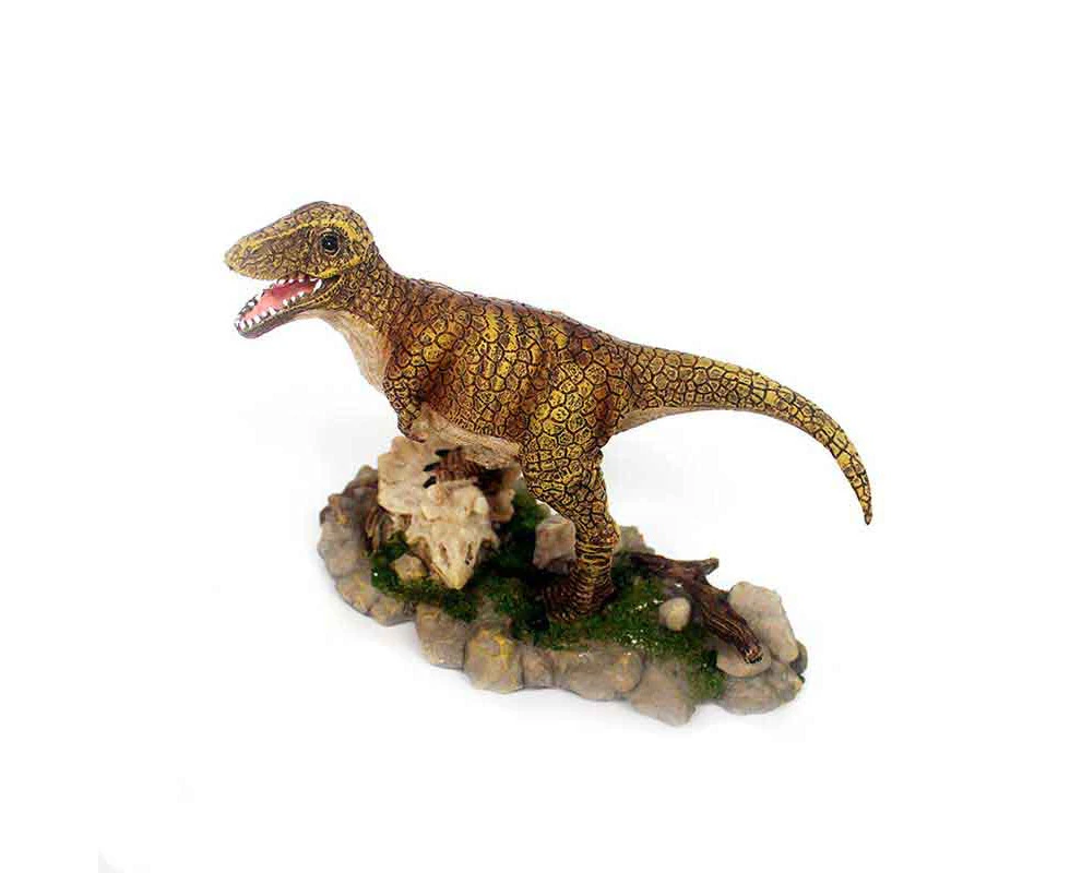 QBLEEV Reptile Dinosaur Resin Tank Decor