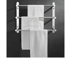 Towel Rack 3 Pole 304 Stainless Steel Towel Rack 40cm Wall Mounted Bathroom Towel Rack Bathroom Kitchen Toilet Towel Rack