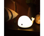Kids Baby Night Light with 7 LED Colors Changing, Night Light USB Rechargeable, Tap Control, Whale Design, Cute Gift