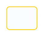 Magnetic Dry Erase Board -Easy to Write and Clean, Flexible Refrigerator Magnet Whiteboard,Yellow