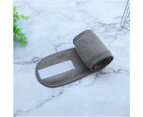 2Pcs Wrap Facial Hairband Adjustable Makeup Face Washing Hairwear Gray