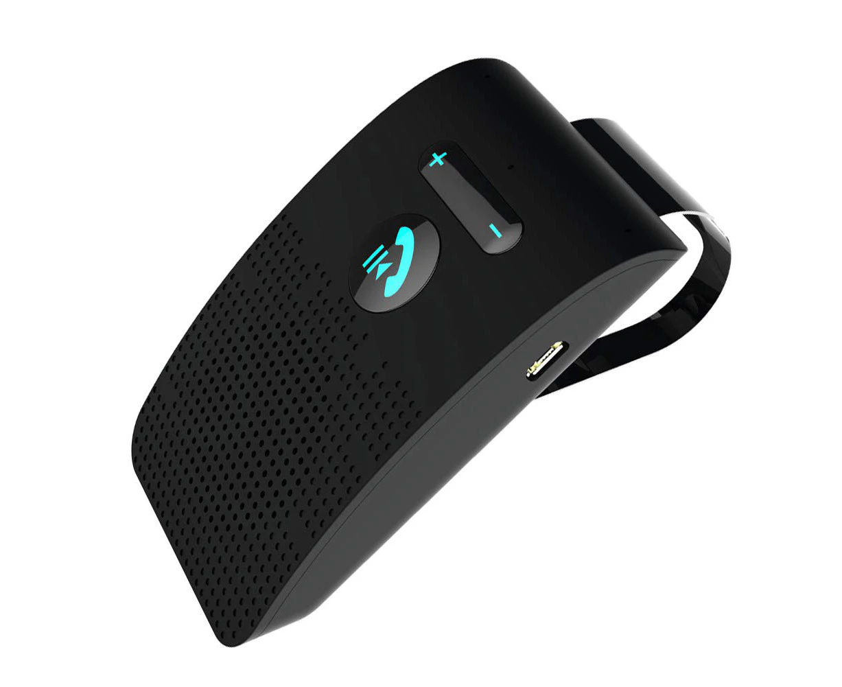 Bluetooth Car Kit Wireless SP09 Bluetooth4.2 Speakerphone Hands-Free Car Kit Sun Visor Clip Speaker,