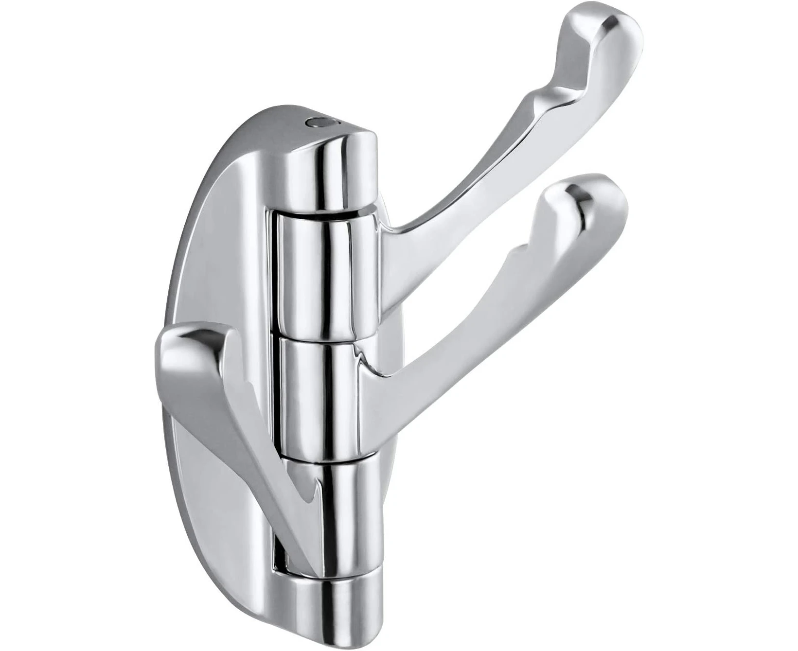 Swivel Hooks Solid Metal Foldable Towel Hooks with Multi Three Rotating Arms Swing Arm Triple Robe Hook Hanger