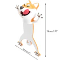 Cute 3D Stereo Cartoon Animal Bookmarks for Students Kids Great Gift (Dog)