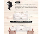 3 Pcs Spa Headbands Microfiber Bowtie Headbands Makeup Headband