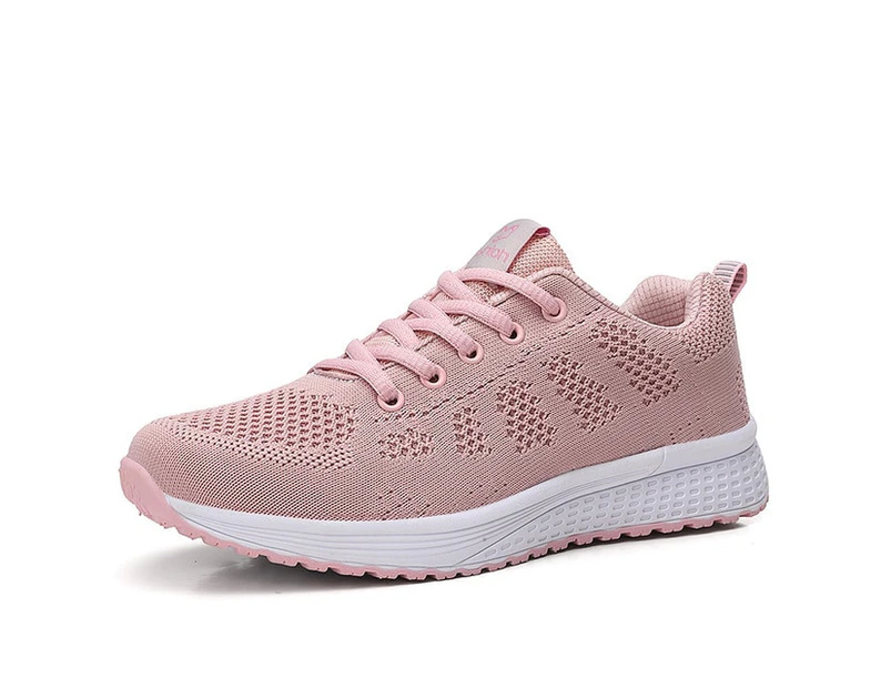 Women Shoes Summer Air Mesh Sport Aqua Shoes Outdoor Women's Quick Dry Water Shoes Sneakers unisex running shoes - Pink