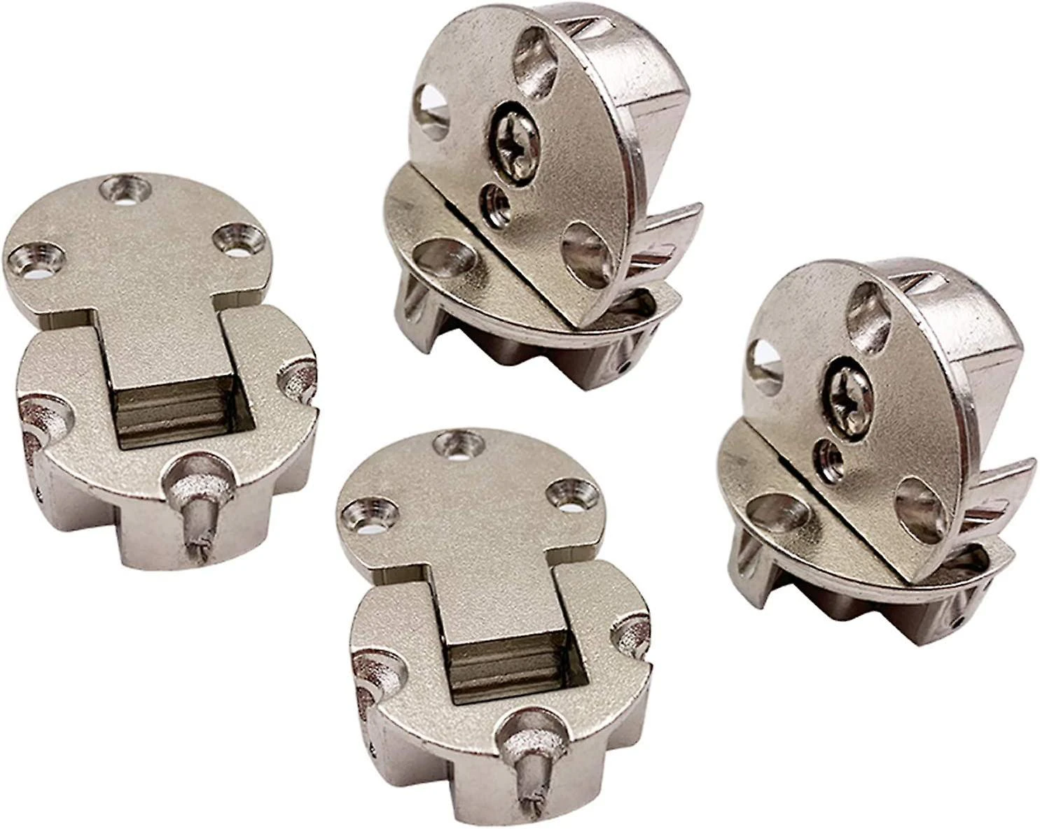 4 * Pcs Folding Hinges 90 Degree Adjustable Flap Hinge Locking Hinge Zinc Alloy Door Flap Hinges Easy Installation Flap