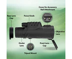 STARSCOPE Monocular G3 Essential Bundle - 10x42 Monocular Telescope for Adults and Kids with Tripod, Pouch, and More