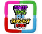 Tubes Sensory Toys, Fine Motor Skills Toddler Toys, Fidget Toys for Sensory Kids and Learning Toys